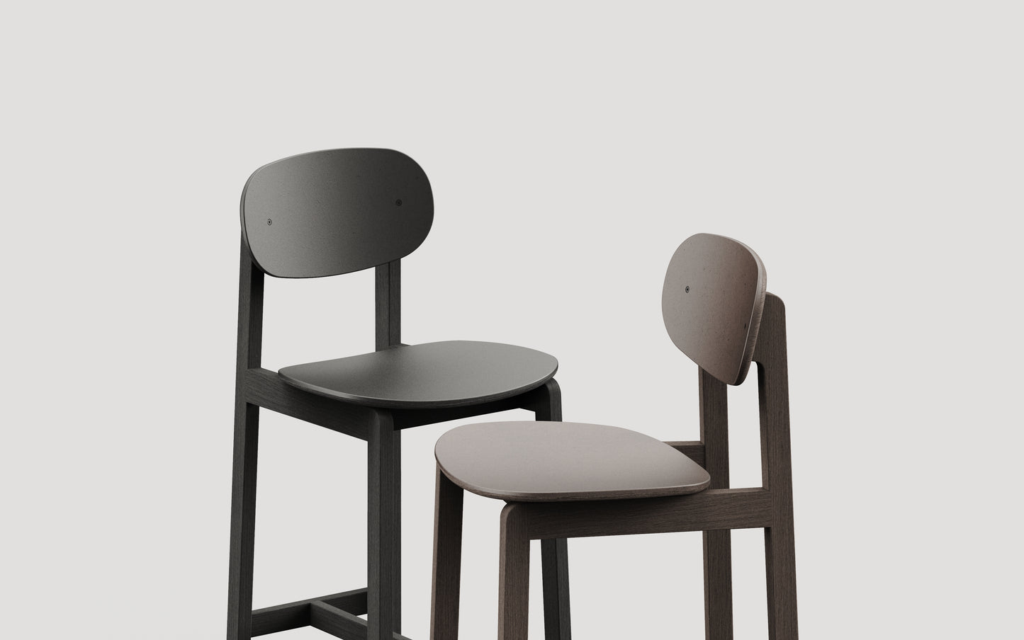 Bean Bar Stool Backrest