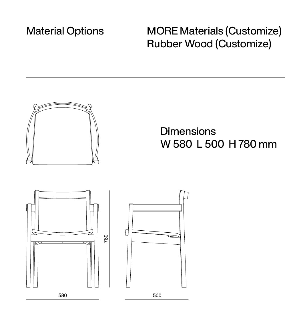 Bend Armchair